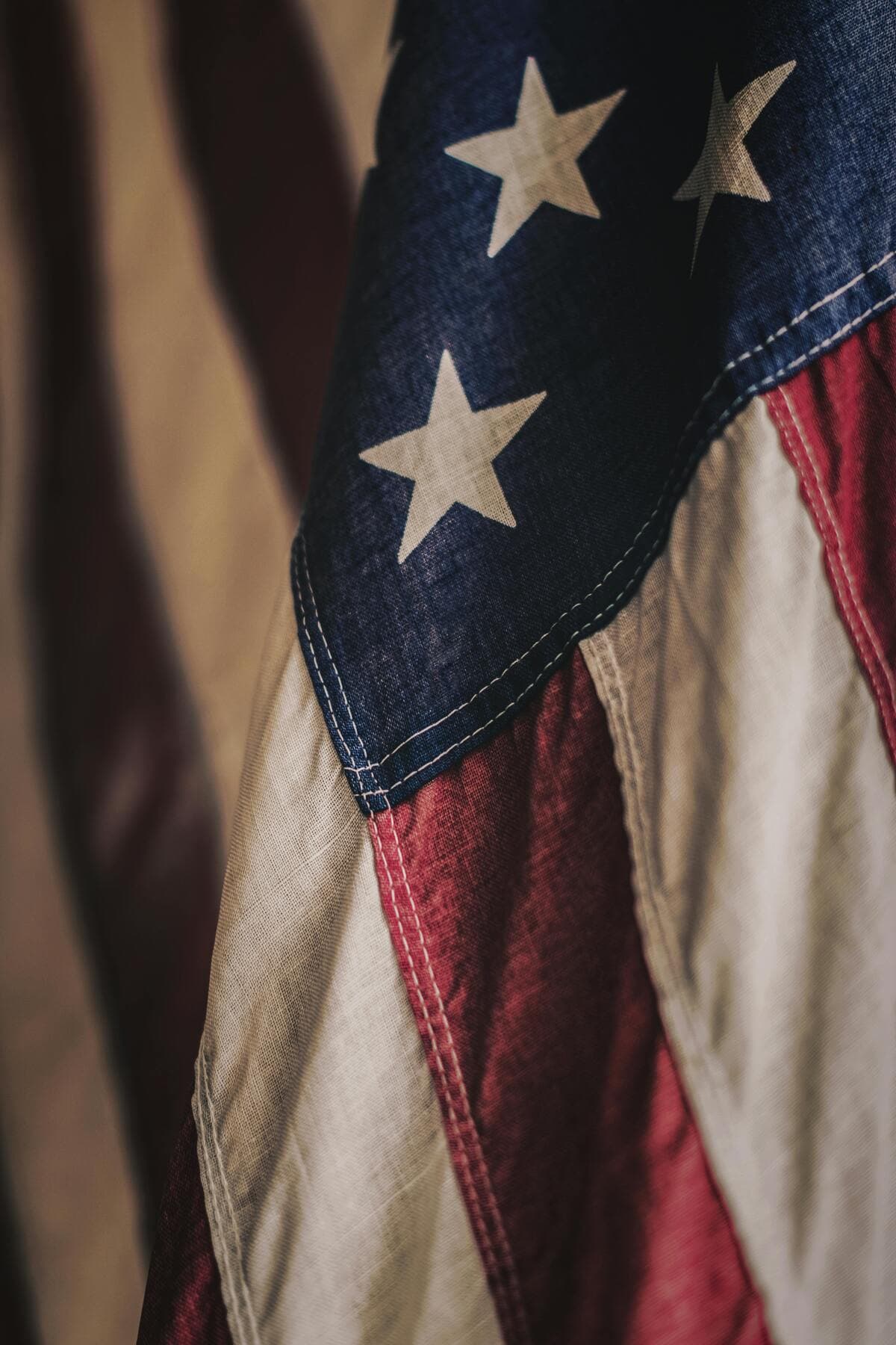 Vintage American flag